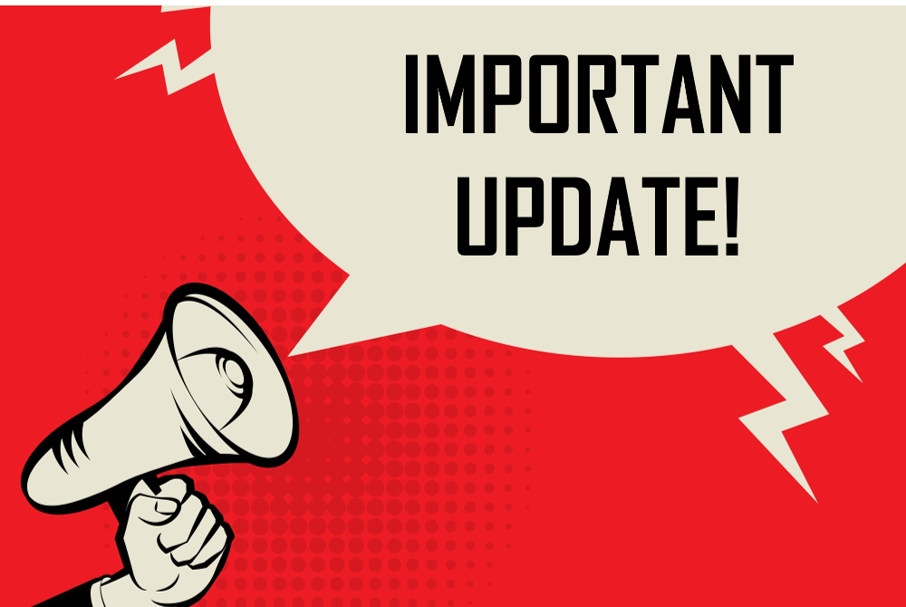 IMPORTANT UPDATE